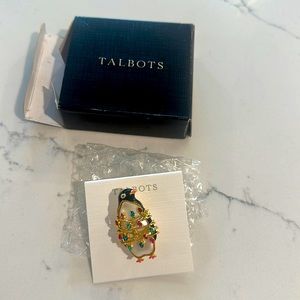 Talbots penguin brooch!